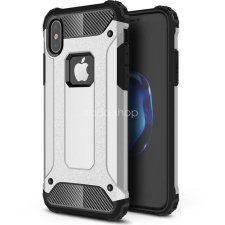 TokShop Xiaomi Poco X3 GT, Műanyag hátlap védőtok, Defender, fémhatású, ezüst tok és táska
