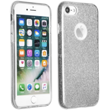 TokShop Xiaomi Redmi A3, Szilikon tok, csillogó, Forcell Shining, ezüst tok és táska