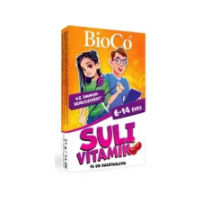 Toldi fűszer BioCo Suli-vitamin rágótabletta (cseresznye) 15db vitamin és táplálékkiegészítő