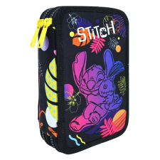 Tolltartó COOLPACK Lilo és Stitch felszerelt 2 részes fekete mintás tolltartó
