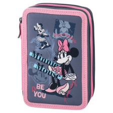 Tolltartó tripla rekeszes Play Minnie Mouse, Fabulous 3 zippes töltött tolltartó