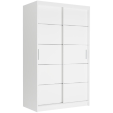  Tolóajtós gardróbszekrény VEGA IV. 120x200x60 - fehér bútor