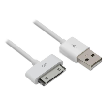  töltőkábel iPhone, iPod adatkábel USB 2.0 fehér (USB/iPhone 3/4/4S iPad 2/3 ) kábel kábel és adapter