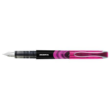 Töltőtoll, 0,6 mm, ZEBRA, pink toll