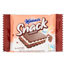 Töltött ostya MANNER csokoládés és tejszínes 25g csokoládé és édesség