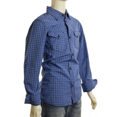 Tom Tailor kék kockás fiú ing – M
