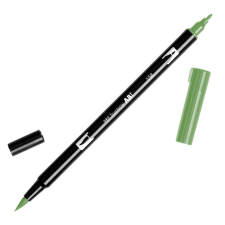 TOMBOW ABT Dual Brush Pen Kéthegyű filctoll - ABT-158 - dark olive (1 db) filctoll, marker