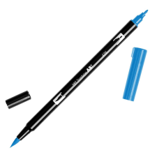 TOMBOW ABT Dual Brush Pen Kéthegyű filctoll - ABT-476 - cyan (1 db) filctoll, marker