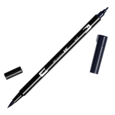 TOMBOW ABT Dual Brush Pen Kéthegyű filctoll - ABT-N15 - black (1 db) filctoll, marker
