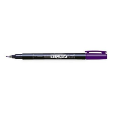 TOMBOW Színes ecsetfilc - Kemény hegyű , Tombow Brush pen Fudenosuke / Purple - Lila (1 db) filctoll, marker