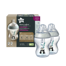 Tommee Tippee Advenced anti colic cumisüveg 2x260 ml duo (panda) cumisüveg