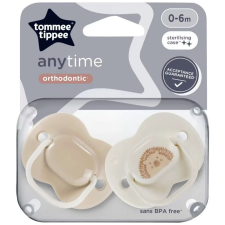 Tommee Tippee Anytime nyugtatócumi 0-6 hó 2 db - süni cumi