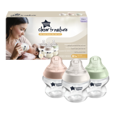 Tommee Tippee Closer to Nature cumisüveg 3 x 150 ml, pasztell cumisüveg