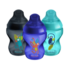 Tommee Tippee Closer to Nature Midnight Jungle cumisüveg szett 260ml, 3db, kék cumisüveg
