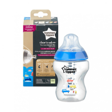 Tommee Tippee Közelebb a természeteshez Anti-colic plus cumisüveg 260 ml (kék) cumisüveg