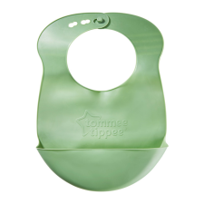 Tommee Tippee Roll 'n' Go műanyag etető előke - Zöld előke