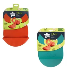 Tommee Tippee Roll n Go mosogatógépben tisztítható műanyag etető előke előke