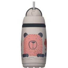 Tommee Tippee Superstar Insulated Straw Cup szívószálas hőtartó pohár 266 ml 12m+ - Drapp itatópohár