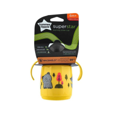  Tommee Tippee Superstar Straw szívószálas itatópohár 300 ml- sárga itatópohár