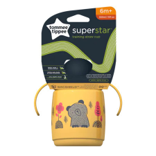  Tommee Tippee Superstar training straw szívószálas pohár sárga 300ml babaétkészlet