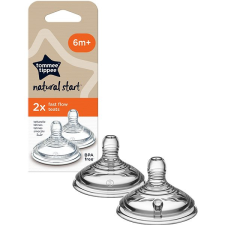 Tommee Tippee tartalék cumi C2N gyors áramlású 6m+, 2 db cumi
