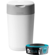 Tommee Tippee Twist & Click pelenkatároló + 1 utántöltő kazetta - fehér szemetes