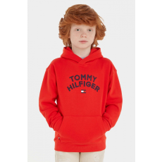 Tommy Hilfiger Bluza chłopięca Tommy Hilfiger KB0KB08490 14 lat 164 cm czerwona