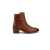 Tommy Hilfiger Boots Th Hardware Leather Mid Bootie, barna, 39 EU