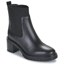 Tommy Hilfiger Csizmák FLAG MID HEEL LEATHER CHELSEA Fekete 40 női csizma, bakancs