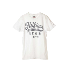 Tommy Hilfiger férfi Póló - Feliratos #fehér férfi póló