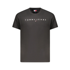 Tommy Hilfiger FÉRFI RÖVID UJJÚ PÓLÓ FEKETE