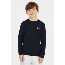 Tommy Hilfiger gyerek blúz KB0KB08627 128 CM Sötétkék 8 év