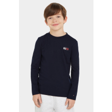 Tommy Hilfiger gyerek blúz KB0KB08627 152 CM Sötétkék 12 év