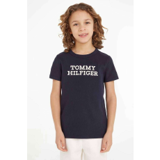 Tommy Hilfiger gyerek póló KB0KB08555 128 CM Sötétkék 8 év