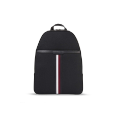 Tommy Hilfiger Hátizsák Tommy Hilfiger bevonatos vászon AM0AM11533 fekete 40,5 x 31,5 x 15,5 cm
