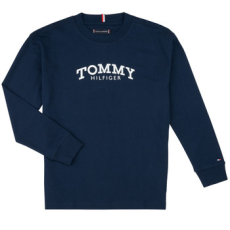 Tommy Hilfiger Hosszú ujjú pólók MONOTYPE PRINT T-SHIRT LS Tengerész 12 éves