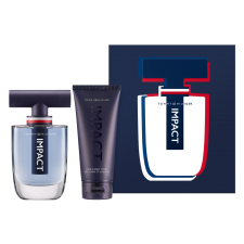Tommy Hilfiger Impact SET: edt 100ml + Cestovný sprej 4ml + tusfürdő gél 100ml kozmetikai ajándékcsomag