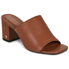 Tommy Hilfiger Papucsok TH BLOCK HEEL MULE LTH Barna 39 női papucs