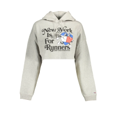 Tommy Hilfiger PULÓPÓL CIPZZÁR NÉLKÜL, NŐI SZÜRKE