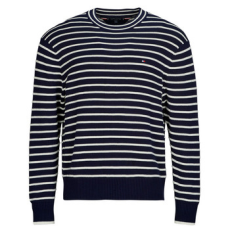 Tommy Hilfiger Pulóverek BRETON STRUCTURE CREW NECK Tengerész EU L
