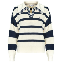 Tommy Hilfiger Pulóverek CO CARDI STITCH OPEN POLO SWT LS Bézs EU XS női pulóver, kardigán