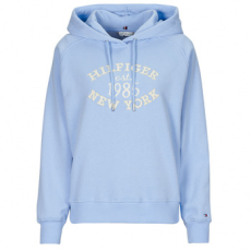 Tommy Hilfiger Pulóverek MDRN REG SCRIPT SWEATSHIRT Kék EU M