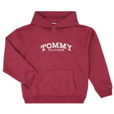 Tommy Hilfiger Pulóverek MONOTYPE PRINT HOODIE Bordó 14 éves