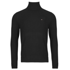 Tommy Hilfiger Pulóverek PIMA ORG CTN CASHMERE ROLL NECK Fekete EU M férfi pulóver, kardigán