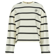 Tommy Hilfiger Pulóverek TH SCRIPT MDRN TERRY SWTSHRT Fehér EU M