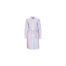 Tommy Hilfiger Rövid ruhák ORG CO GBL STP KNEE SHIRT DRESS Fehér FR 36