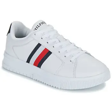 Tommy Hilfiger Rövid szárú edzőcipők SUPERCUP LTH STRIPES ESS Fehér 45 férfi cipő