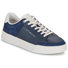 Tommy Hilfiger Rövid szárú edzőcipők TH COURT MIX LTH NUBUCK Kék 42