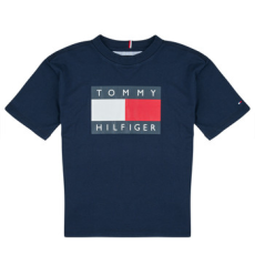 Tommy Hilfiger Rövid ujjú pólók HERITAGE PRINTED FLAG T-SHIRT Tengerész 6 éves
