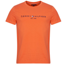 Tommy Hilfiger Rövid ujjú pólók TOMMY LOGO TEE Narancssárga EU XL férfi póló
